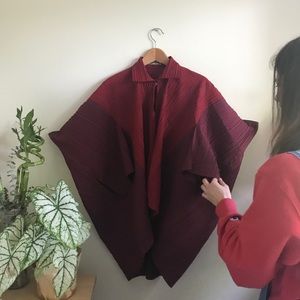 ISSEY MIYAKE poncho blouse